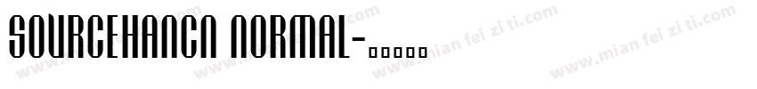 sourcehancn normal字体转换